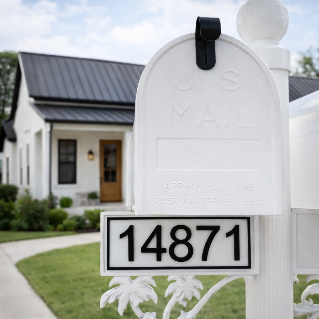 Personalized mailbox numbers